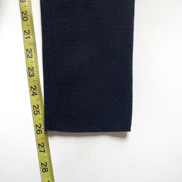 Ply-Knits Back Split Hi Leggings Wool Cotton Cashmere Black Size Small - Picture 8 of 8
